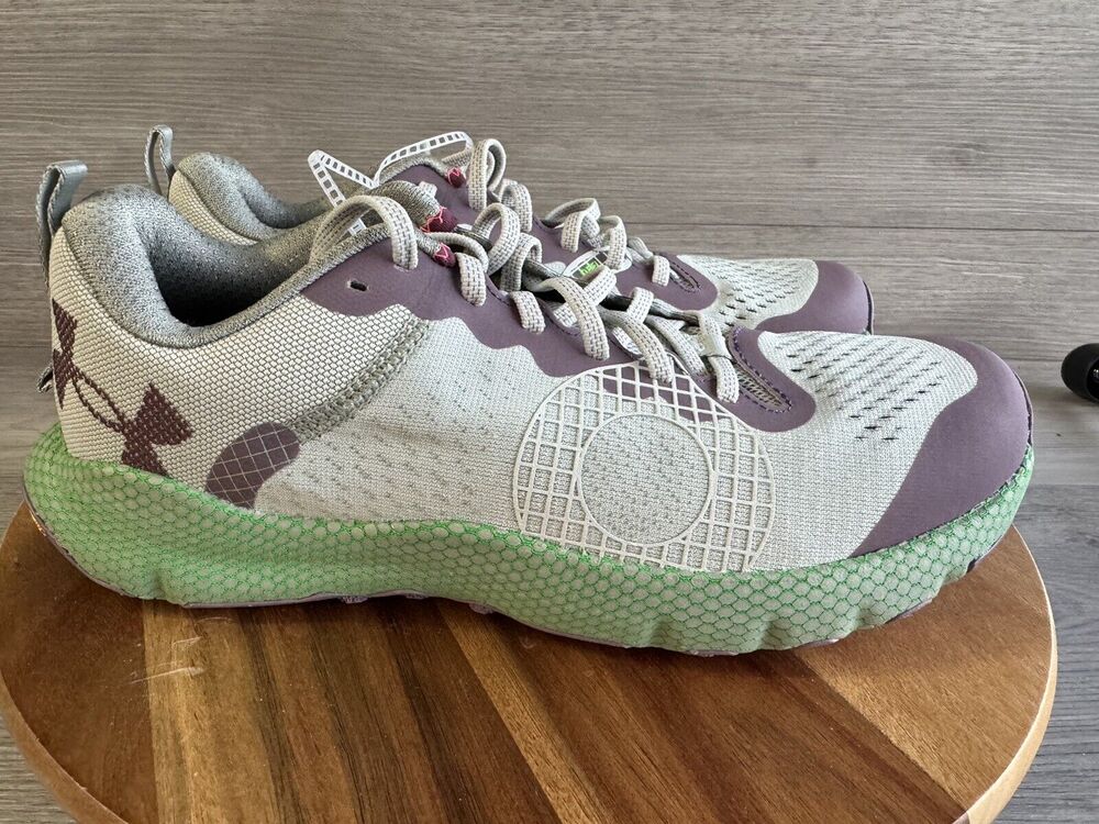 Men 9 UNDER ARMOUR UA HOVR SPEED OLIVE RED RIDGE TRAIL [3024231-302]
